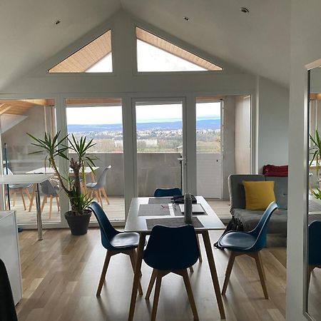 Appart' Terrasse Vue Exceptionnelle 1Er Etage Montbéliard Exterior foto