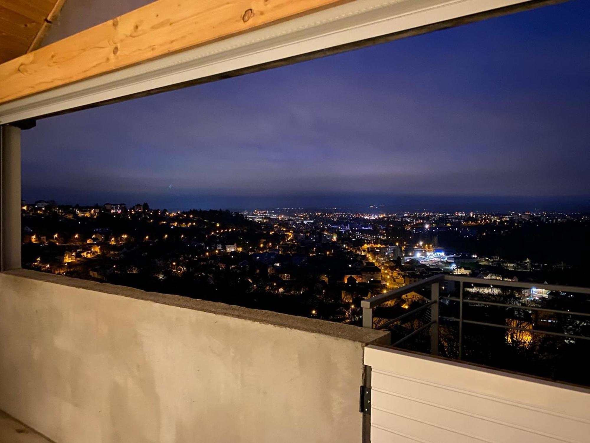 Appart' Terrasse Vue Exceptionnelle 1Er Etage Montbéliard Exterior foto