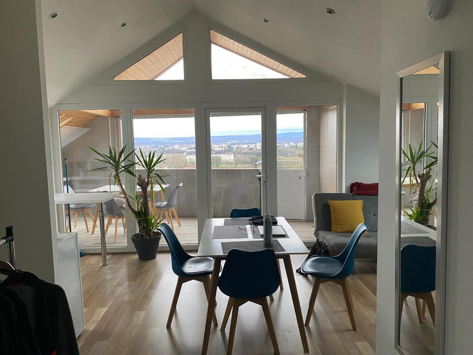 Appart' Terrasse Vue Exceptionnelle 1Er Etage Montbéliard Exterior foto